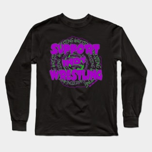 Broken WRESTLING Long Sleeve T-Shirt